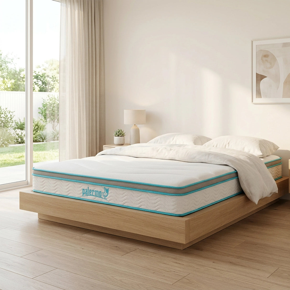 Queen 20cm Hybrid Mattress &ndash; Memory Foam and Innerspring Support