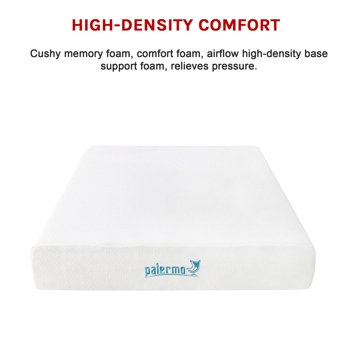 Double 25cm Gel Memory Foam Mattress &ndash; Dual-Layered Comfort with CertiPUR-US&reg; Certified Foam