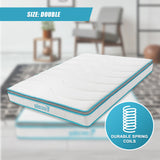 Double 20cm Hybrid Mattress &ndash; Memory Foam and Innerspring Support