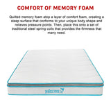 Double 20cm Hybrid Mattress &ndash; Memory Foam and Innerspring Support - Extra Image