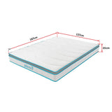 Double 20cm Hybrid Mattress &ndash; Memory Foam and Innerspring Support
