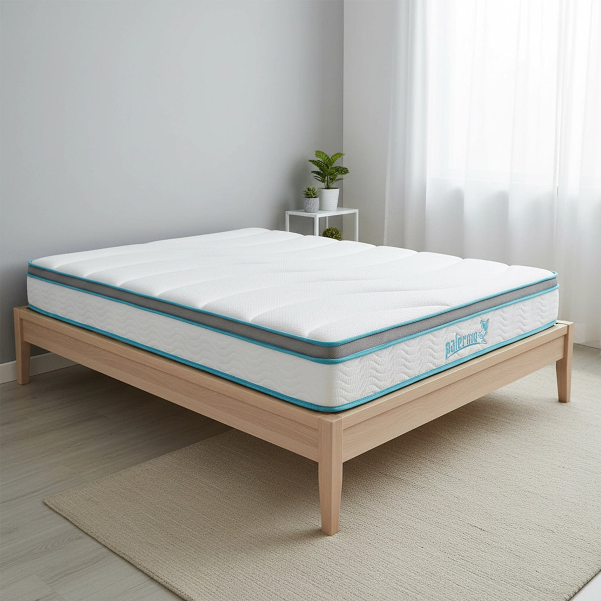 Double 20cm Hybrid Mattress &ndash; Memory Foam and Innerspring Support