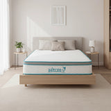 King Single 20cm Hybrid Mattress &ndash; Memory Foam and Innerspring Support - 45-Degree Angle