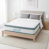 King Single 20cm Hybrid Mattress &ndash; Memory Foam and Innerspring Support - Close-Up Angle