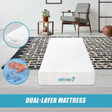 Single 25cm Gel Memory Foam Mattress &ndash; Dual-Layered Comfort with CertiPUR-US&reg; Certified Foam - Extra Image
