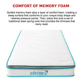 Single 20cm Hybrid Mattress &ndash; Memory Foam and Innerspring Support - Extra Image