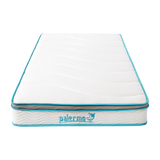 Single 20cm Hybrid Mattress &ndash; Memory Foam and Innerspring Support - Top-Down View