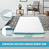 Single 20cm Hybrid Mattress &ndash; Memory Foam and Innerspring Support