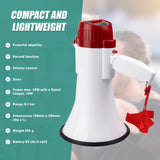 Audio Megaphone 25Watt Bull Horn with Siren - Extra Image