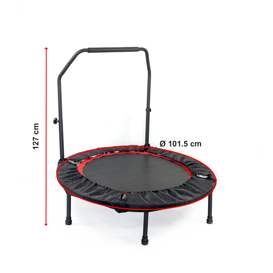 Mini Rebounder Trampoline with Adjustable Handle &ndash; Fitness Bounce Trainer