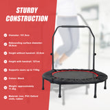 Mini Rebounder Trampoline with Adjustable Handle &ndash; Fitness Bounce Trainer