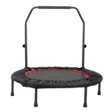 Mini Rebounder Trampoline with Adjustable Handle &ndash; Fitness Bounce Trainer - 45-Degree Angle