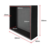 Shower Niche - 350 x 350 x 92mm Prefabricated Wall Bathroom Renovation - Extra Image