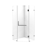 1000 x 1000mm Frameless 10mm Glass Shower Screen By Della Francesca