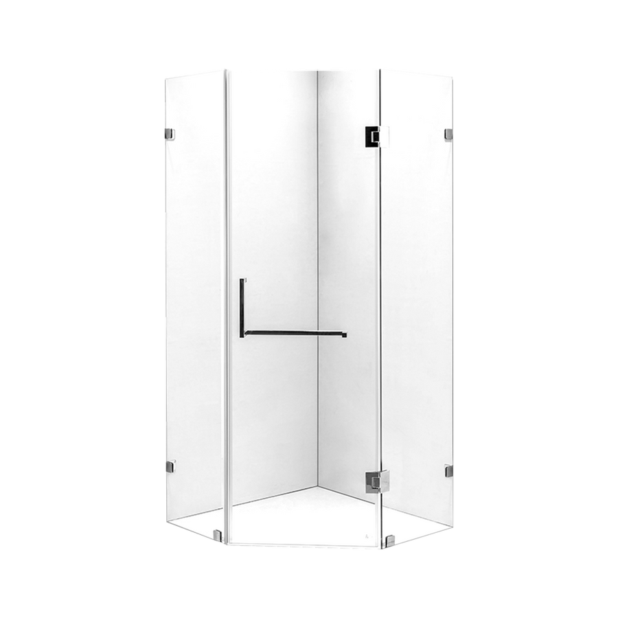 1000 x 1000mm Frameless 10mm Glass Shower Screen By Della Francesca