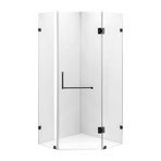 1000 x 1000mm Frameless 10mm Glass Shower Screen By Della Francesca
