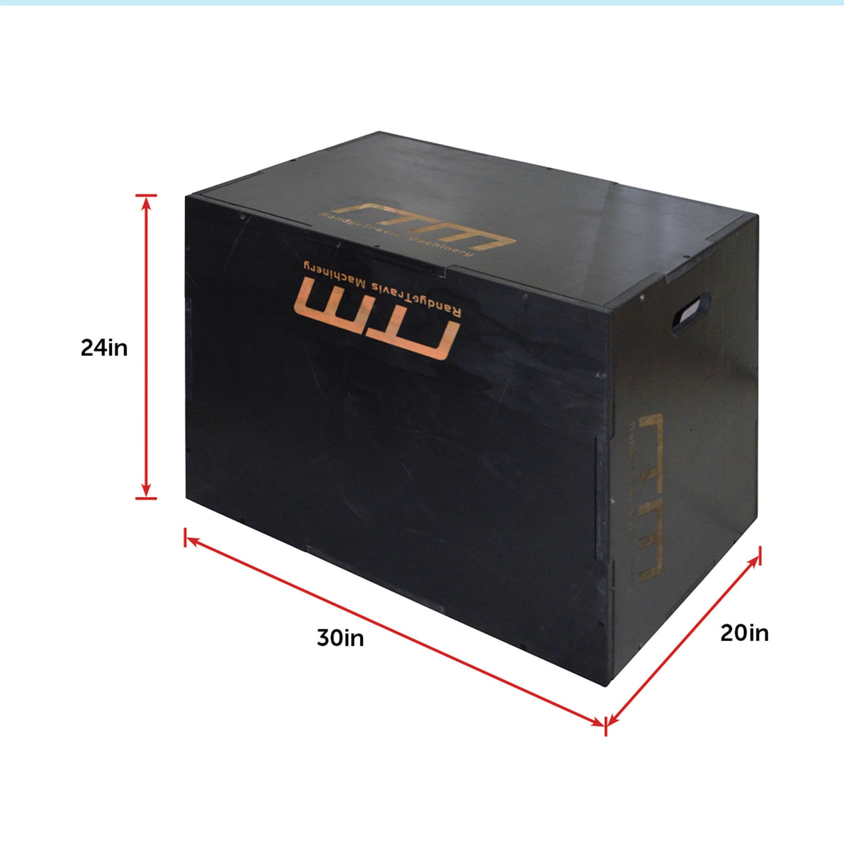 3 IN 1 Black Wood Plyo Games Plyometric Jump Box