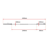 20kg Olympic Barbell 700lb Rated for Powerlifting Home Gym Training