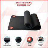 Eyelet Hanging Exercise Mat - Front View
