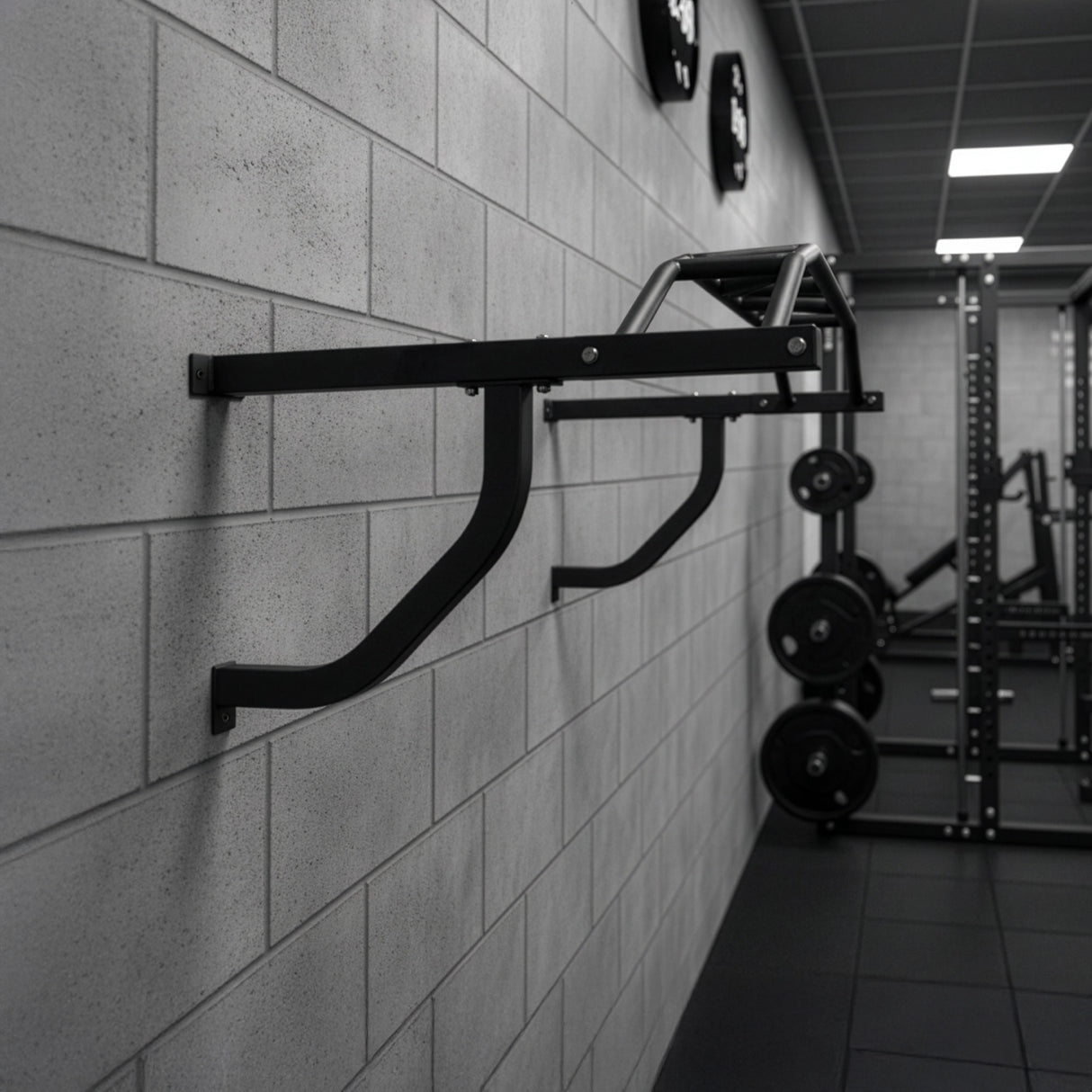 Wall Mounted Multi Grip Chin Up Bar &ndash; Heavy Duty Pull Up Station for Upper Body Training
