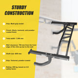 Wall Mounted Multi Grip Chin Up Bar &ndash; Heavy Duty Pull Up Station for Upper Body Training - Top-Down View