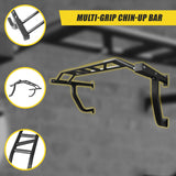 Wall Mounted Multi Grip Chin Up Bar &ndash; Heavy Duty Pull Up Station for Upper Body Training
