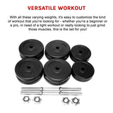30KG Dumbbell Adjustable Weight Set