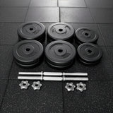 30KG Dumbbell Adjustable Weight Set - Rear View