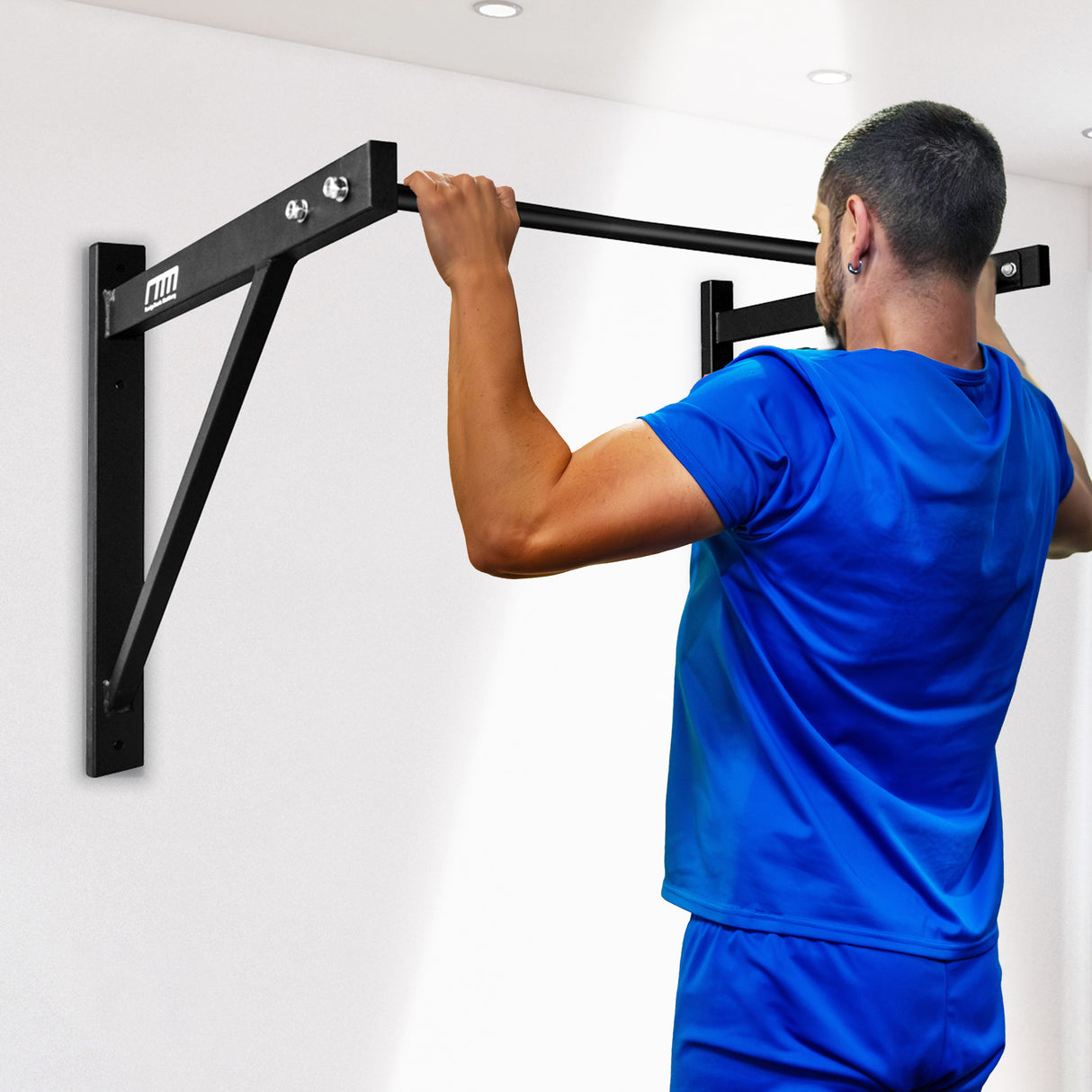 Wall Mounted Pull Up Bar &ndash; Heavy Duty Chin Up Station for Home Upper Body Training