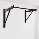 Wall Mounted Pull Up Bar &ndash; Heavy Duty Chin Up Station for Home Upper Body Training - Front View