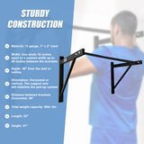 Wall Mounted Pull Up Bar &ndash; Heavy Duty Chin Up Station for Home Upper Body Training