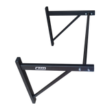 Wall Mounted Pull Up Bar &ndash; Heavy Duty Chin Up Station for Home Upper Body Training - Top-Down View