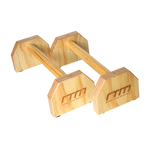 Wooden Parallette Bars Push Up & Dip Workouts