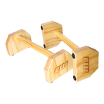 Wooden Parallette Bars Push Up & Dip Workouts