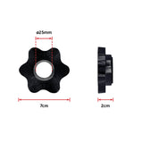 45cm - 1 Pair Dumbbell Bar 25mm Diameter - PVC Coated Dumbell Handle