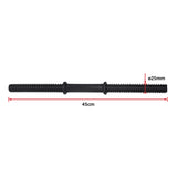 45cm - 1 Pair Dumbbell Bar 25mm Diameter - PVC Coated Dumbell Handle - Extra Image