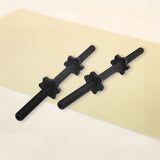 45cm - 1 Pair Dumbbell Bar 25mm Diameter - PVC Coated Dumbell Handle - 45-Degree Angle