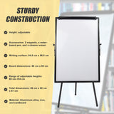 60 x 90cm Magnetic Writing Whiteboard Dry Erase w/ Height Adjustable Tripod Stand - Extra Image
