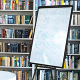 60 x 90cm Magnetic Writing Whiteboard Dry Erase w/ Height Adjustable Tripod Stand - Rear View