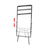 60 x 90cm Magnetic Writing Whiteboard Dry Erase w/ Height Adjustable Tripod Stand - Close-Up Angle