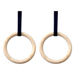 235mm Wooden Gymnastic Rings &ndash; Olympic Gym Strength Training & Fitness