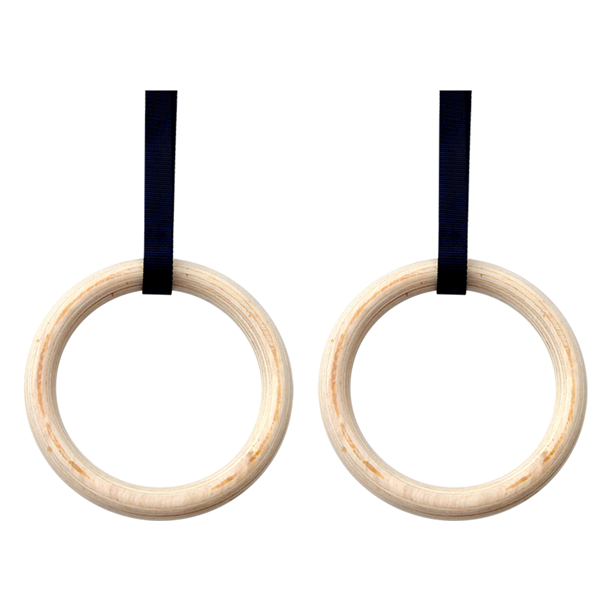202mm Wooden Gymnastic Rings &ndash; Olympic Gym Strength Training & Fitness
