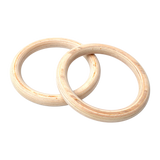202mm Wooden Gymnastic Rings &ndash; Olympic Gym Strength Training & Fitness