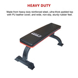 Commercial Flat Weight Lifting Bench - Close-Up Angle