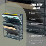 Wall Mount 6 Pocket Hanging File Sorter Organizer Folder Holder Rack Storage - Extra Image