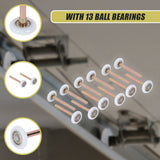 Garage Door Roller / Wheel / Heavy-duty 13 Ball Bearing 12 Pack