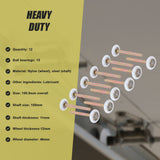 Garage Door Roller / Wheel / Heavy-duty 13 Ball Bearing 12 Pack