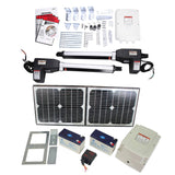 1000KG 20W Solar Double Swing Auto Motor Remote Gate Opener - Rear View