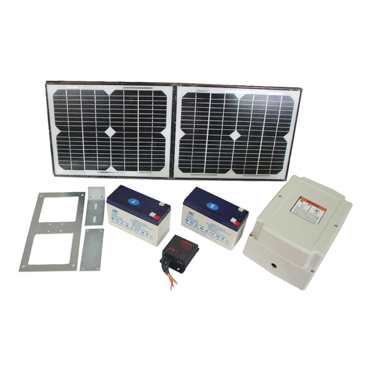 500KG 20W Solar Single Swing Auto Motor Remote Gate Opener