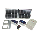 500KG 20W Solar Single Swing Auto Motor Remote Gate Opener - Side View